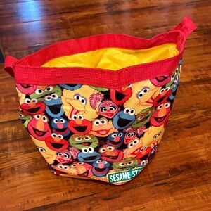 Sesame Street Multicolor Character Tote